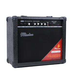Minsine TB-40 소형 전문 베이스 기타 앰프 스피커 4oW