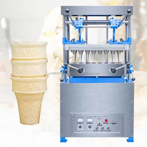 เครื่องทำกรวยเวเฟอร์32แม่พิมพ์เครื่องทำกาแฟกินได้เครื่องทำไอศกรีมวาฟเฟิลสภาพใหม่ - Product Image 2