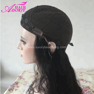 Peluca de Cabello Humano Brasileño 100% Kosher, Sin Pegamento, con Ondas Naturales, Encaje Transparente para <span class=keywords><strong>la</strong></span> <span class=keywords><strong>Comunidad</strong></span> Judía - Product Image 4