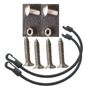 Cordón elástico de goma YDTLSGG50 con gancho y tornillo de fijación para fijar equipo de camping y canoas - Product Image 1