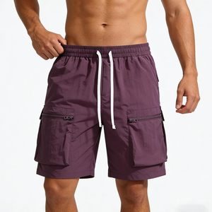 FOXA Men's Cargo Shorts Lightweight Quick Dry Summer Outdoor Hiking Camping Shorts with Zipper Pockets - Product Image 3