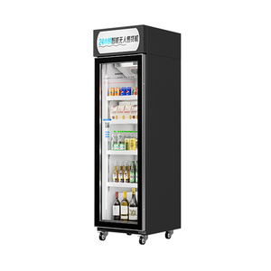 Impresionante vitrina de vidrio para bebidas refrigerador/refrigerador de exhibición de bebidas - Product Image 3