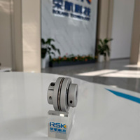 Vente en usine, accouplement à double diaphragme en alliage d'aluminium flexible, pince pour transmission de puissance, accouplement à pince