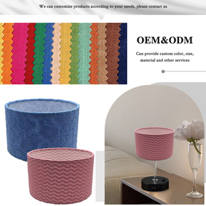 Modern Minimalist Flannelette Fabric <strong>Velvet</strong> Detachable <strong>Lampshade</strong> for Table Floor Pendant Lamps-Customizable Light Covers - Product Image 6