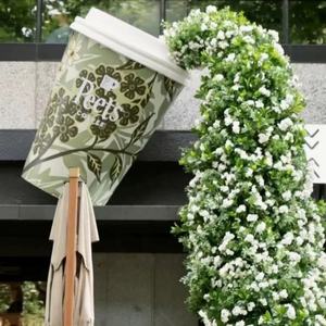 Escultura de taza de té de la leche gigante de resina personalizada 1,5 M boba burbuja de fibra de vidrio taza de té de la leche escultura de fibra de vidrio para la decoración de la tienda - Product Image 2