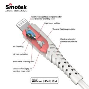 כבל <span class=keywords><strong>mfi</strong></span> מוסמך c89 כבל 2.4a טעינה מהירה עבור <span class=keywords><strong>iphone</strong></span> כבל <span class=keywords><strong>mfi</strong></span> - Product Image 3