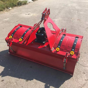 Rotary Tiller Farm <b>Cultivator</b> Red Multifunctional Engine Powered Agricultural Machinery - Product Image 1