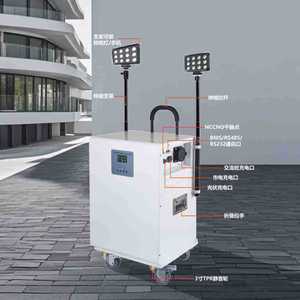 Estación de Energía Portátil de 5-15KW con Batería LiFePO4, Inversor Híbrido Solar de Onda Sinusoidal Pura, Controlador MPPT, para Emergencias al Aire Libre - Product Image 1