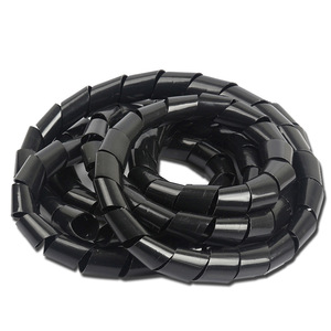 Wholesale PE Polyethylene Spiral Cable Wire Wrap PE spiral cable wire wrap tube protective wrap band for wire