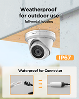 Système de caméra NVR PoE 16 canaux 4COVR avec disque dur 4 To, faible coût, OEM, 16x 5MP, vision nocturne IA, surveillance domestique via application