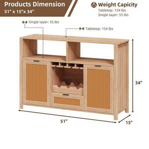 Venta al por mayor Nuevas tendencias Venta al por mayor Estante de licor de madera con venta al por mayor de nuevos materiales <span class=keywords><strong>Consejo</strong></span> de gabinete de vino - Product Image 3