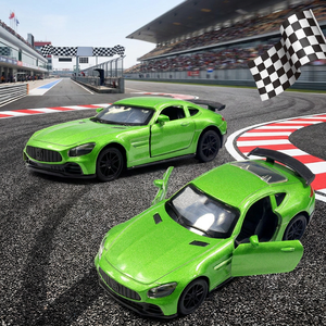 LASIVE TOYS 1:36 Alliage Diecast Toy Car Kids Pullback Vehicle Model avec ouverture Sport Car Door Simulation Diecast Toys - Product Image 1