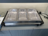 XY Speisenwärmer für Catering-Buffets mit Gel – Ideal für Hotels und Restaurants – Speisenwärmerwagen