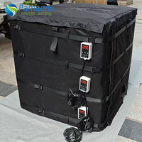 Manchon chauffant électrique pour fût IBC, contrôle numérique de la température, chauffage 3 zones, ignifuge, 220V/110V, personnalisable, garantie 1 an