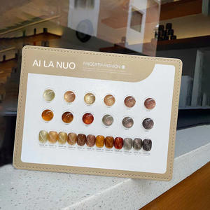 AILANUO Crystal Plated High Pigmented Nail Gel Polish Magnetic Reflective Cat Eye UV Gel Polish Set OEM Private Label 12 colores - Product Image 3