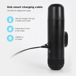 Máquina de café expreso de viaje, minicafetera portátil para acampar al aire libre - Product Image 4