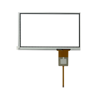 Écran tactile capacitif PCAP de 7 pouces avec ILI2511 I2C, prend en charge le verre de protection de 8 mm d'épaisseur pour les appareils anti-explosion et les kiosques de contrôle