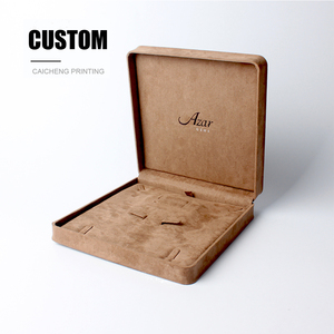 Necklace Box Luxury Jewelry Customized Sanding Printed Packaging Box Jewellery Bracelet Necklace Gift Box