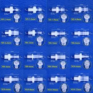 وصلة ذكر مستقيمة من ZDVseal بسن M12 لأنابيب بقطر خارجي 6-12 مم، وصلات سريعة التوصيل لأنظمة تنقية المياه - Product Image 3