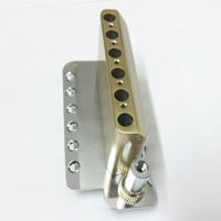 Brass Block ST Tremolo Bridge Vintage Saddles 6-Point 52.5mm String Spacing Tremolos