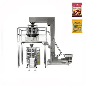 Máquina de embalaje vertical automática para patatas fritas, máquina de bagger para congelar patatas fritas, fruta
