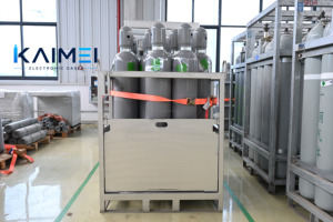Bouteille de gaz oxygène haute pression industrielle O2 40L 47L, réservoir en acier rechargeable pour soudage et découpe, logo personnalisé par KAIMEI - Product Image 3