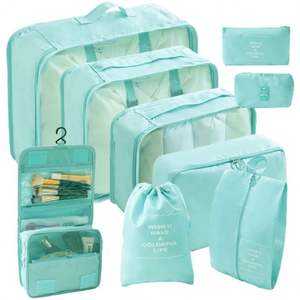 Sac de rangement pour valise de voyage avec logo personnalisé, ensemble de 6 organiseurs de bagages, cubes de rangement pour bagages, organiseur de bagages de voyage, sacs de rangement pour bagages - Product Image 5