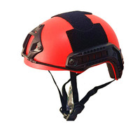 Casque de sauvetage Yakeda rouge Sport de plein air Casco Tactico Guide spécial protecteur de tête léger casque tactique ABS rapide