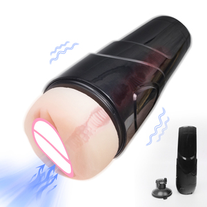 7 rung masturbators Uomo điện thủ dâm máy thông minh nam thủ dâm cup dành cho người lớn Đồ chơi tình dục cho người đàn ông - Product Image 1