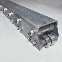 Poulies de levage à rouleaux robustes à rainure en U et en H