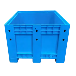 Exhibition Promotion storage Box Bulk Plastic Pallet Container High Volume Crate for Industrial Agricultural Plastic Bin
