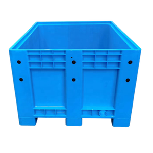 Exhibition Promotion storage Box Bulk Plastic Pallet Container High Volume Crate for Industrial Agricultural Plastic Bin