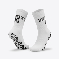 Chaussettes de sport athlétiques durables et antidérapantes pour hommes, personnalisables, avec grip de football, écologiques, séchage rapide, fournisseur direct