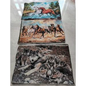 60*90cm desain Aubusson Vintage Cina permadani 100% poliester Jacquard anyaman dinding produsen penjualan gaya Arab - Product Image 1