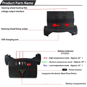 Funda Calefactable para Volante de Alta Calidad, Recargable, con Grafeno, Instalación Portátil, Ideas de Regalo para el Día del Padre - Product Image 6