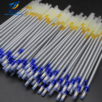 Stylos marqueurs effaçables à l'eau argentés pour le marquage sur cuir et tissu, broderie, recharge argentée