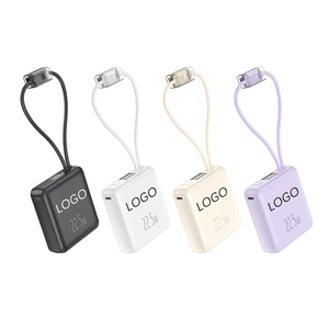 Customizable logo PD 22.5W Hot Sale Cheap Price Fast Charging Power Bank 10000mah LCD Display Mini Power Bank