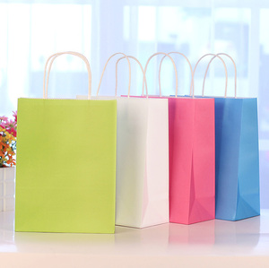 All'ingrosso logo personalizzato <span class=keywords><strong>sacchetti</strong></span> di <span class=keywords><strong>carta</strong></span> colorata alta regalo shopping bianco kraft gioielli borsa di <span class=keywords><strong>carta</strong></span> con manico per lo shopping - Product Image 5