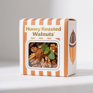 Boîte d'emballage personnalisée imprimée organique Trail Mix Amandes grillées Snack style tiroir Boîtes en papier de pop-corn pour aliments au détail pour micro-ondes - Product Image 5