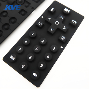 Nhà cung cấp hàng đầu Trung Quốc tùy chỉnh linh hoạt <span class=keywords><strong>Silicone</strong></span> cao su Bàn phím chất lượng cao dẫn điện nút cao su cắt chế biến - Product Image 4