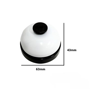 Sonnette de service à pression manuelle pour jeux de table, compétitions, jeux de réponse rapide, sonnette d'appel, sonnette de classe, sonnette de cuisine et d'entraînement - Product Image 1