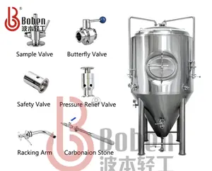200L Fermenter Edelstahl tank Bierb rauma chine Bier herstellungs maschine für Bier fabrik