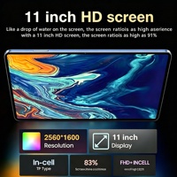 Tablette PC Android 15 E60pro Améliorée 2026, 16 Go + 1 To, Écran HD IPS 11 Pouces, Processeur MTK Octa-Core, Boîtier Métallique, WiFi + BT, Dropshipping