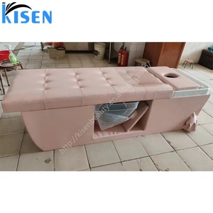 Table de Traitement Japonaise Professionnelle Kisen pour Lavage Capillaire, Thérapie Aquatique, Massage et Spa de la Tête - Product Image 6