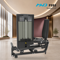Machine à exercices pour mollets assis MND FS93, équipement de musculation professionnel pour salle de sport et studio de fitness, robuste et durable