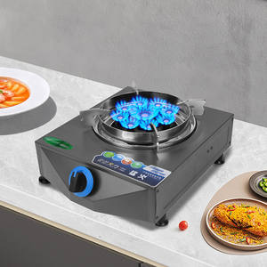 เตาก๊าซชีวภาพแบบพกพาเดี่ยวสำหรับใช้ในครัวเรือนเตาทำอาหารเตาเครื่องใช้ในครัว - Product Image 1