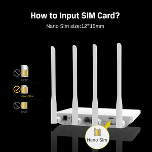 Router Wifi Inalámbrico 192.168.1.1 de 300mbps 4g Lte Móvil Desbloqueado con Tarjeta SIM - Product Image 3