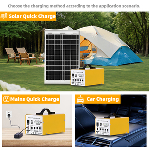 <b>Solar</b> <b>Generator</b> 12V Interface, Suitable for Mobile Phone Charging, Lighting, Emergency, Outdoor Small Portable Power Stations AY - Product Image 2