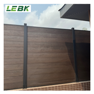 <span class=keywords><strong>180x180</strong></span> cour en plastique-bois clôturé extérieur jardin Villa en plastique jardin Wpc panneau poteau clôture ensemble pour l'extérieur - Product Image 4