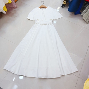 Vendita all'Ingrosso di <span class=keywords><strong>Abbigliamento</strong></span> Boutique, Elegante Abito da Donna <span class=keywords><strong>Stile</strong></span> Scialle con Dettagli a Contrasto di Colore - Product Image 4